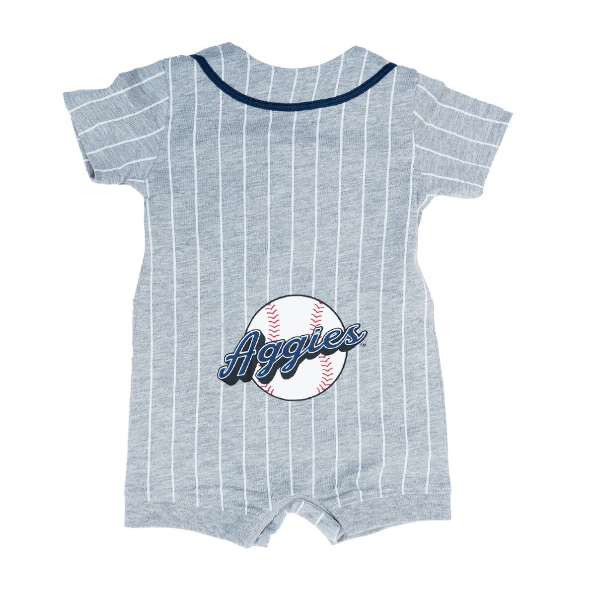 Infant U-State Aggies Striped Baseball Onesie